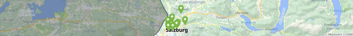 Kartenansicht für Apotheken-Notdienste in der Nähe von Anthering (Salzburg-Umgebung, Salzburg)